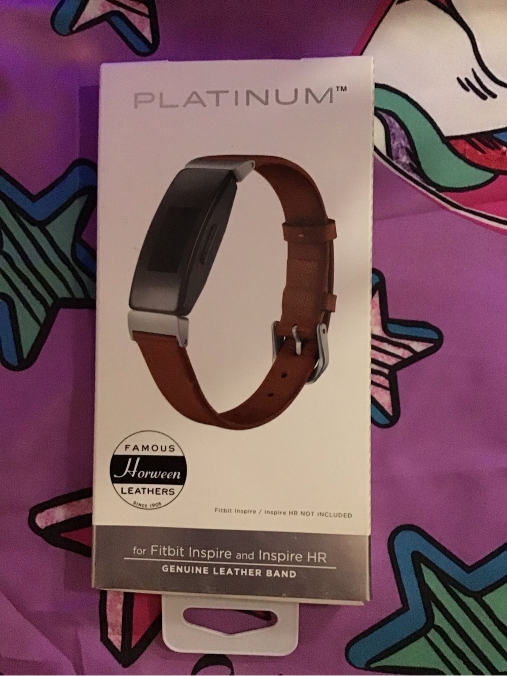 Genuine Leather Brown Band for Fitbit Inspire